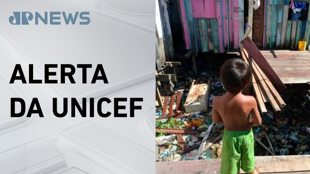 Estudo aponta que 12 milhões de crianças e adolescentes vivem sem saneamento no Brasil