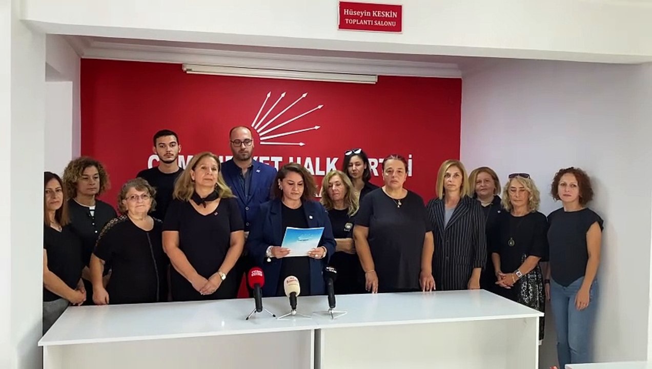 CHP Sinop İl Kadın Kolları açıklama