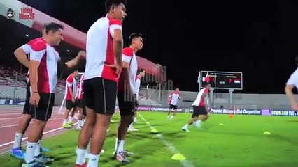 Latihan Terakhir: Timnas Indonesia Siap Tanding Melawan Bahrain