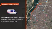 Sedes investigará a la ambulancia que trasladó al taxista atropellado por un micro