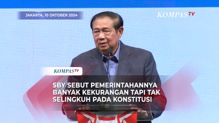 SBY Sebut Banyak Kekurangan saat Menjabat Tapi Tak Berselingkuh dengan Konstitusi