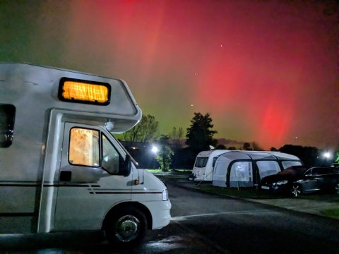 WATCH: Spectacular display of Northern Lights over Tenby & Pembrokeshire