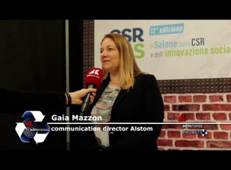 Download Video: Sostenibilità, Mazzon (Alstom): “Coerenza, concretezza e correttezza nella comunicazione”