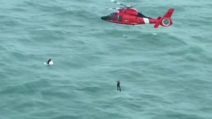 Hurricane Milton: Captain rescued while clinging to a cooler in the middle of the ocean
