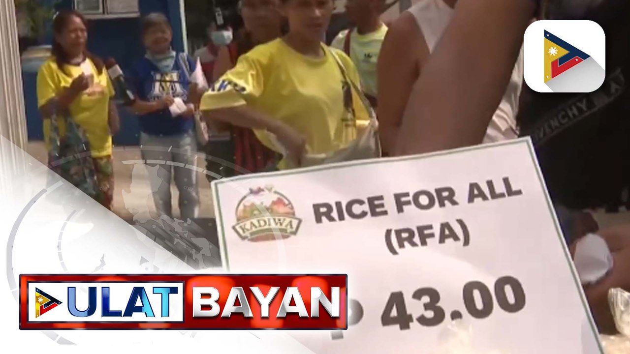 Bentahan ng P43/K na bigas sa Kadiwa ng Pangulo stores, umarangkada na;