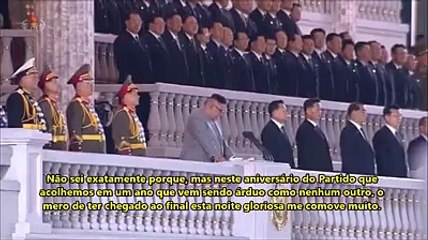 Discurso do Máximo Dirigente no desfile militar pelo 75º aniversário de fundação do PTC