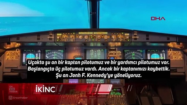 Uçuş sırasında hayatını kaybeden pilotun acı anonsu: Kaptanımızı kaybettik