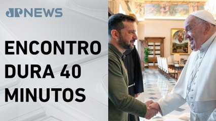 Papa Francisco recebe Zelensky no Vaticano