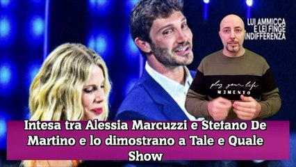Intesa tra Alessia Marcuzzi e Stefano De Martino e lo dimostrano a Tale e Quale Show