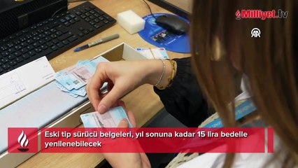 Eski tip ehliyetlerle ilgili uyarı: Cezası var