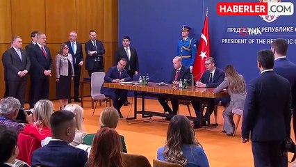 Türkiye ile Sırbistan arasında 11 anlaşma imzalandı