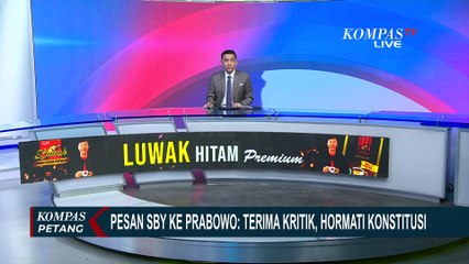 Pesan SBY ke Prabowo Jelang Pelantikan: Terima Kritik, Hormati Konstitusi!