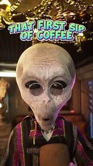 ☕️  alien tries coffee...