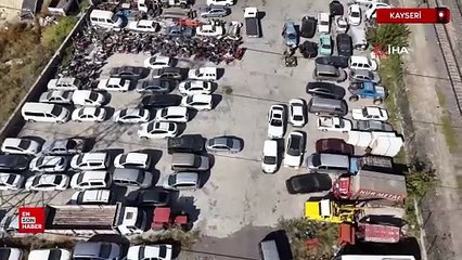 Yediemin otoparkları araç mezarlığına döndü