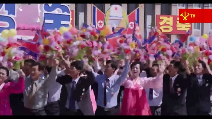 Parada comemorativa 70 anos de fundação da RPDC