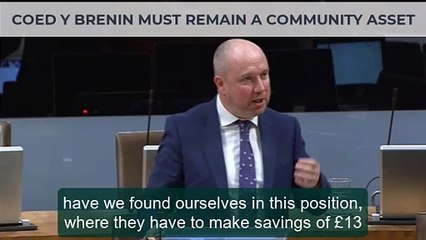 Coed Y Brenin plea by Dwyfor Meirionnydd MS, Mabon ap Gwynfor