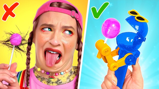 WOW! SUSHI ROLLS FROM CANDIES #123go #food #hacks #funny #parenting