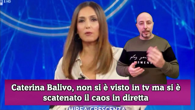 Caterina Balivo, caos a La volta buona cosa ha detto in diretta