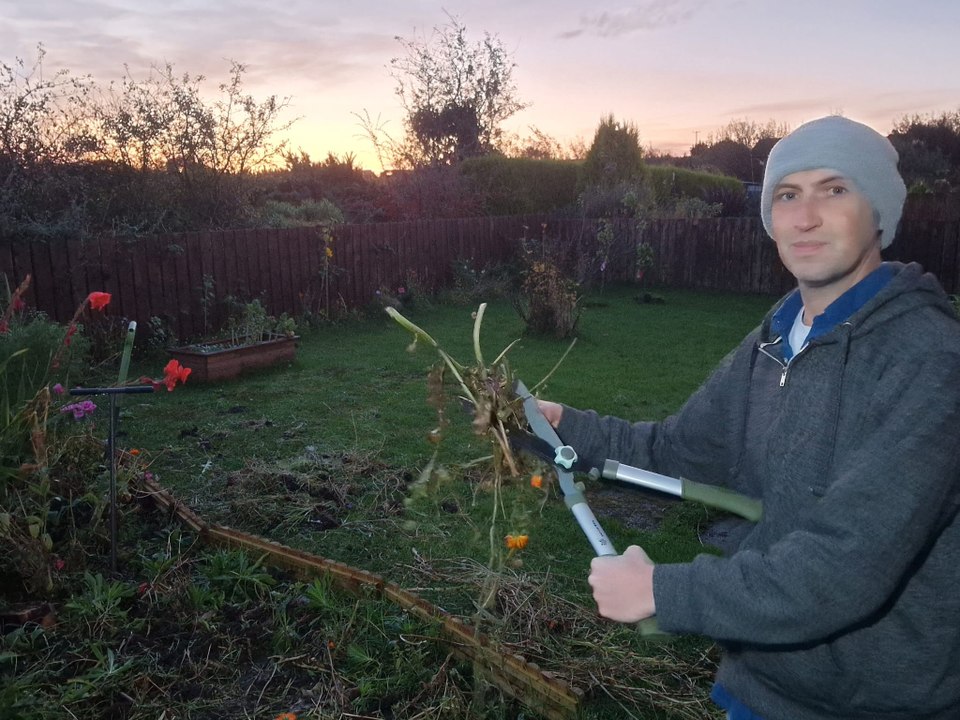 Chop and drop composting and mulching for winte...