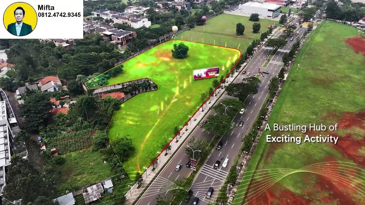 29. Northridge Ultimate berada di Lokasi Strategis, Prime Location Jalan Utama dengan ROW 36M Central BSD