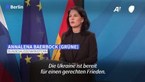 Baerbock: Putin will nicht mit Kanzler Scholz telefonieren