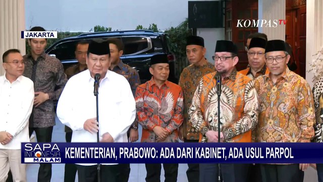 Finalisasi Susunan Menteri di Pemerintahannya, Prabowo Subianto: Ada dari Kabinet, Ada Usul Parpol