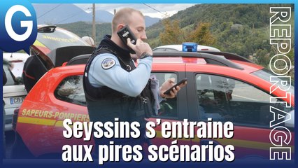 Reportage - La commune de Seyssins s'entraine aux pires scénarios