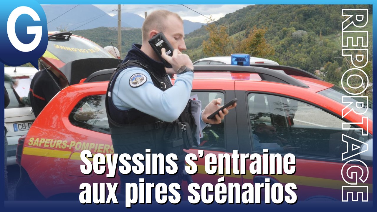 Reportage - La commune de Seyssins s'entraine aux pires scénarios