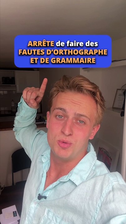 Arrête de faire des fautes d'orthographe et de grammaire 