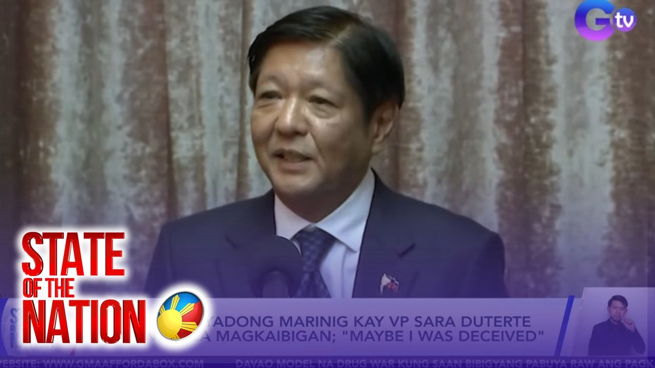 PBBM, dismayadong marinig kay VP Sara Duterte na hindi sila magkaibigan; "Maybe I was deceived" | SONA