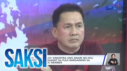 Kampo ni Quiboloy, kinontra ang sinabi ng DOJ na posibleng paggamit sa plea bargaining sa U.S. ng isang KOJC member | Saksi