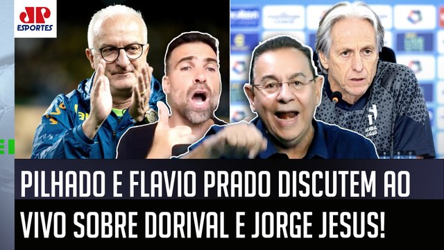 TRETA! É UM ABSURDO VOCÊ FALAR ISSO! O Dorival PERTO do Jorge Jesus... Seleção faz DEBATE FERVER!