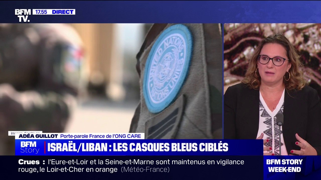 Casques bleus au Liban: "Des soldats de maintien de la paix ne sont pas des cibles militaires" selon Adéa Guillot, porte-parole en France de l'ONG CARE
