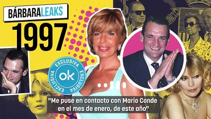Bárbara Rey recurrió a Mario Conde para hacerle llegar su chantaje a Juan Carlos I: "Dile a él todo esto"