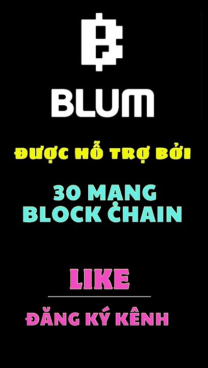 Blum Được Hỗ Trợ Hơn 30 Mạng Block Chain