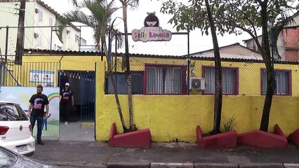 Crianças do projeto Tia Egle têm sessão de cinema e pipoca do Cine Comunidade Santos; Confira!
