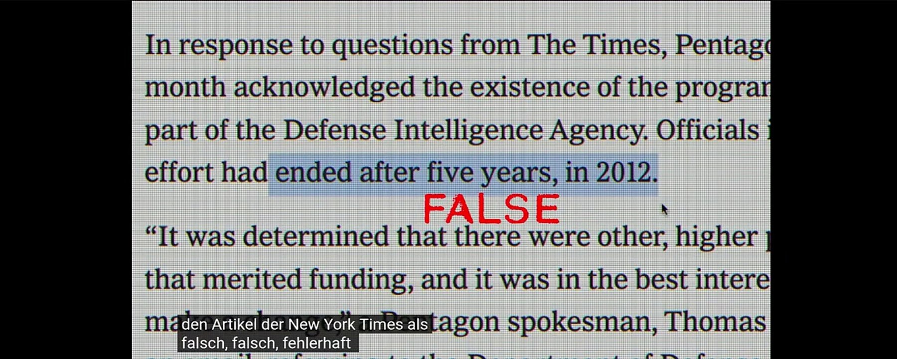 Ufo Religion - Betrug im US Congress - Pentagon offiziell – New York Post