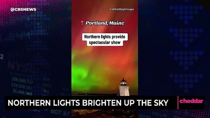 Northern Lights Brighten Up the Sky
