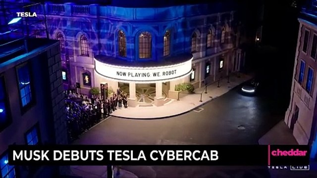 Musk Debuts Tesla Cybercab