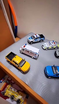 Centy toys police car, Ambulance, school bus, truck for gift