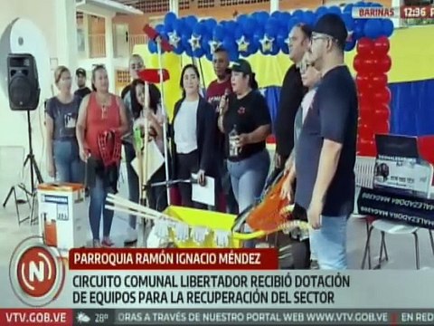 Barinas | Circuito comunal Libertador beneficiado con equipos para la ejecución de proyectos
