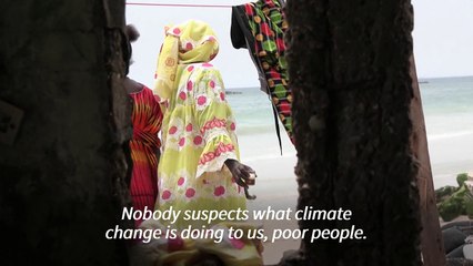 Rising sea levels threaten to wipe Senegalese town of Bargny 'off the map'