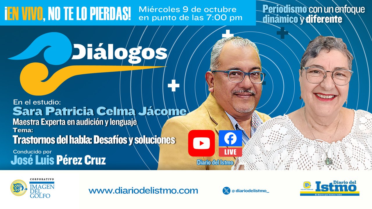 #Diálogos   ️ Lic. Sara Patricia Celma Jácome "Maestra experta en audición y lenguaje"