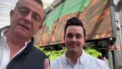 Gustavo Macalpin se reunió con Jorge Garralda en las instalaciones de TV Azteca