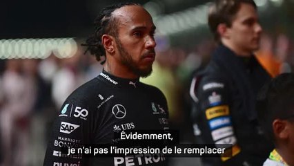 Mercedes - Antonelli : "Je n'ai pas l'impression de remplacer Hamilton"