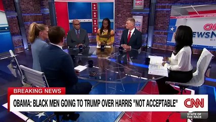 Obama: Black men supporting Trump over Harris is 'not acceptable'