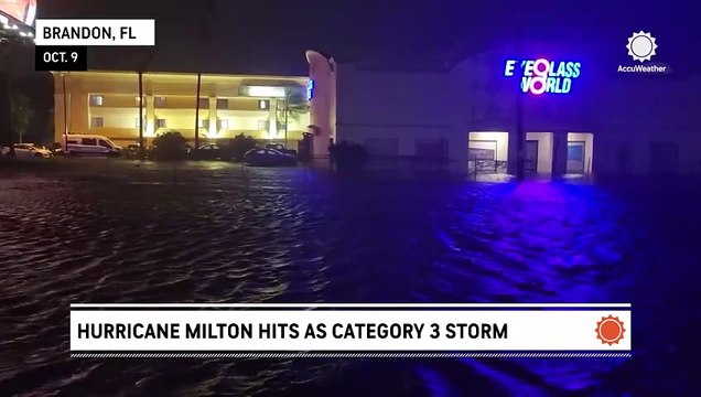 Tracking Hurricane Milton as it made landfall