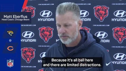Bears head coach embracing London training camp