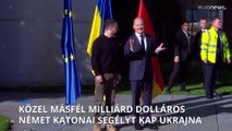 A német kancellár 1,4 milliárd dolláros katonai támogatást jelentett be Ukrajnának