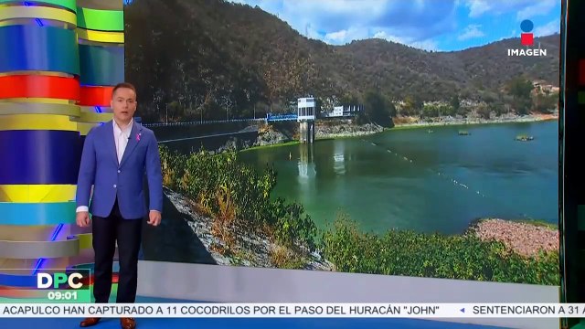 El Sistema Cutzamala continúa recuperándose en cuanto a nivel de agua